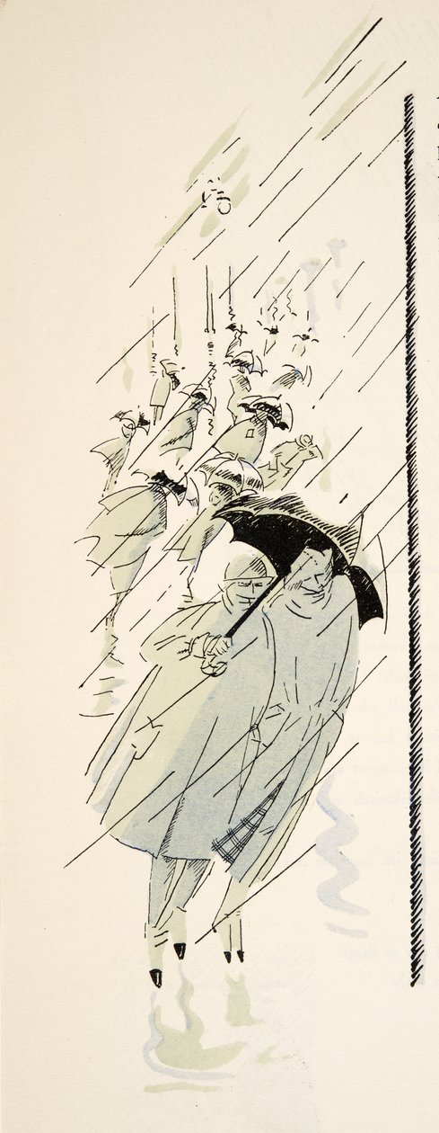 Ilustracja ze Styl, wyd. 1922 (druk pochoir) autorstwa German School