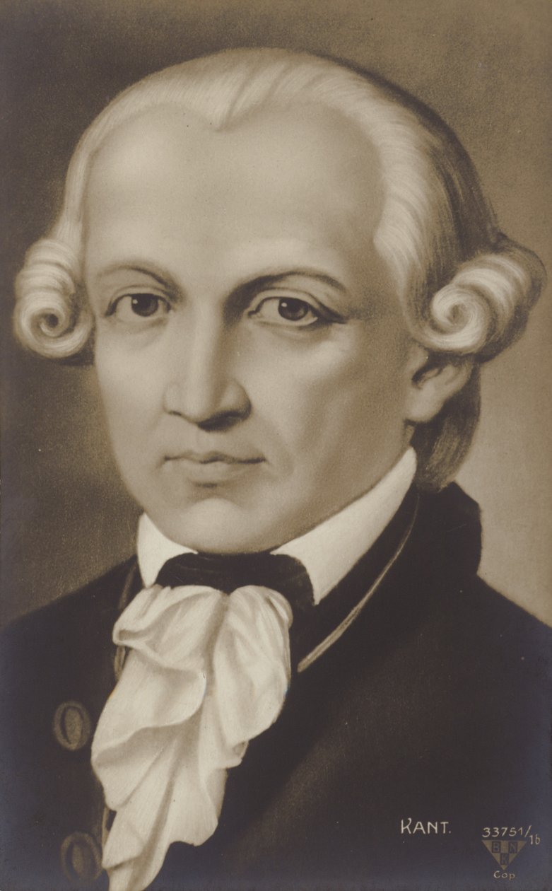 Immanuel Kant (litografia) autorstwa German School