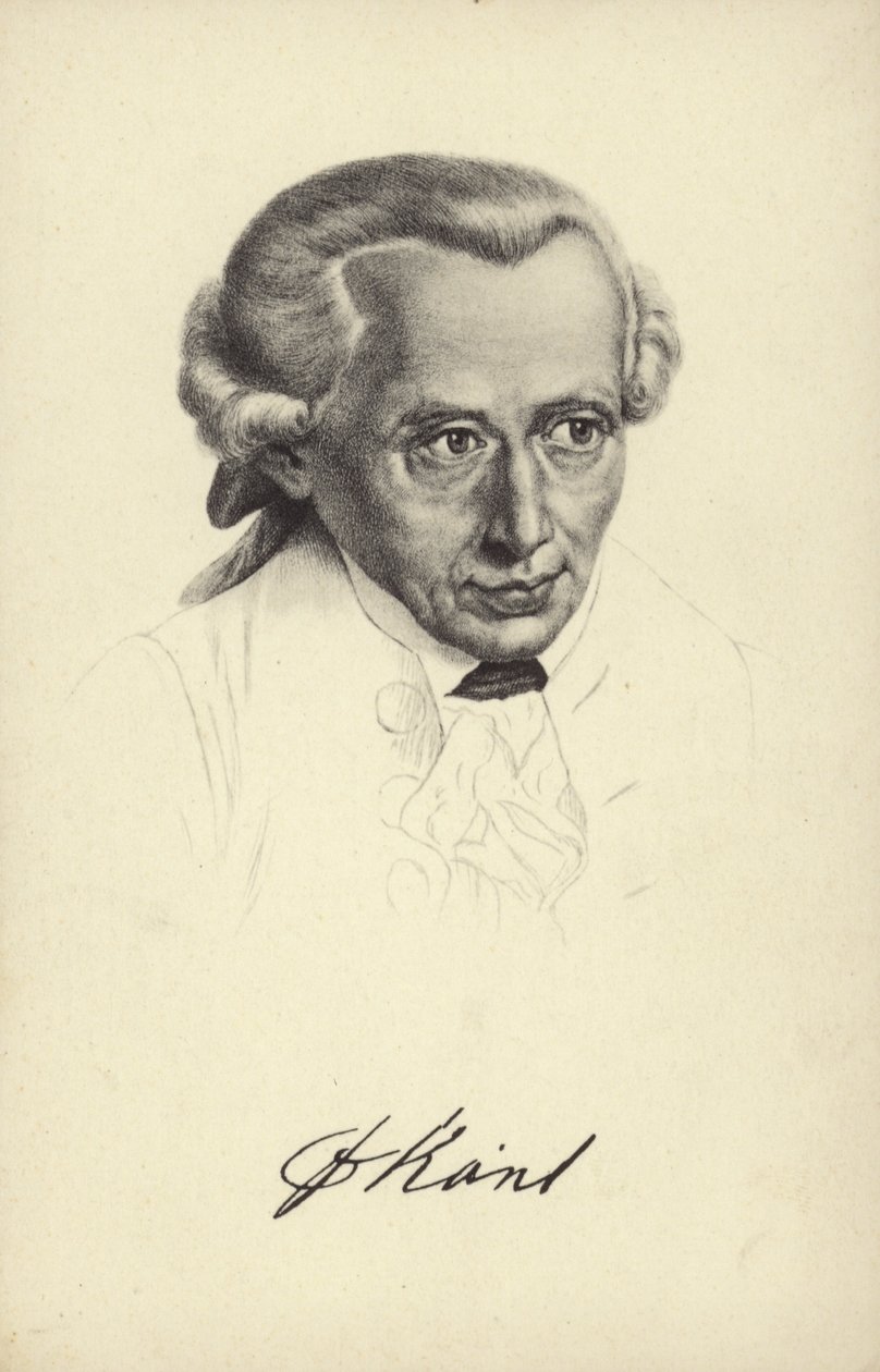 Immanuel Kant (litografia) autorstwa German School