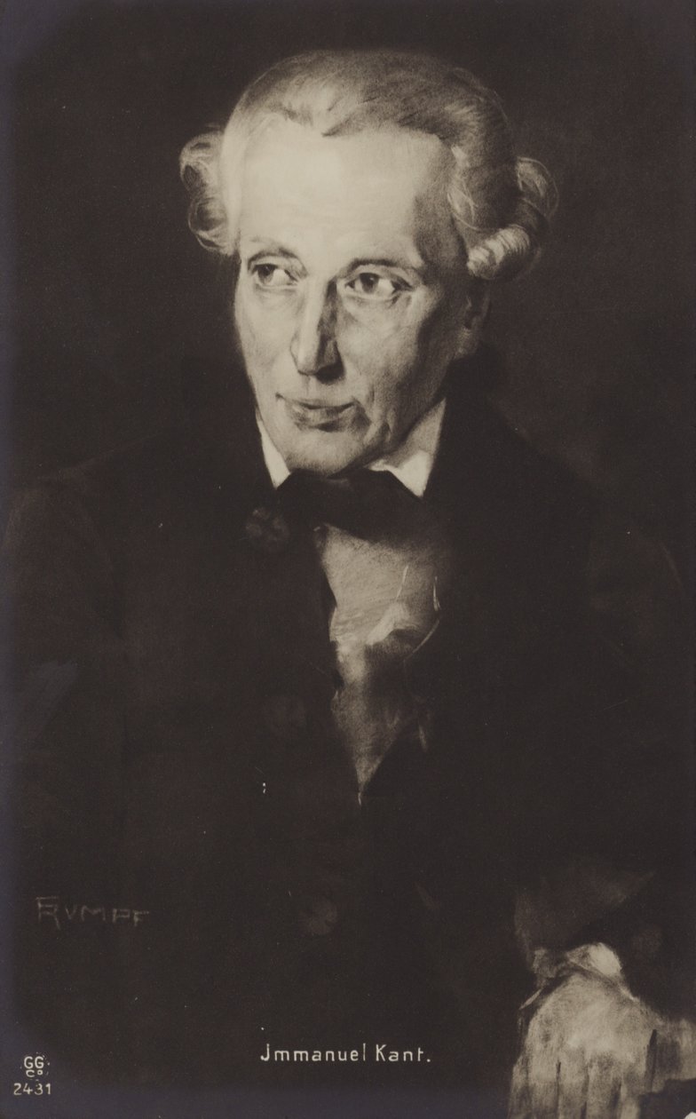 Immanuel Kant (litografia) autorstwa German School