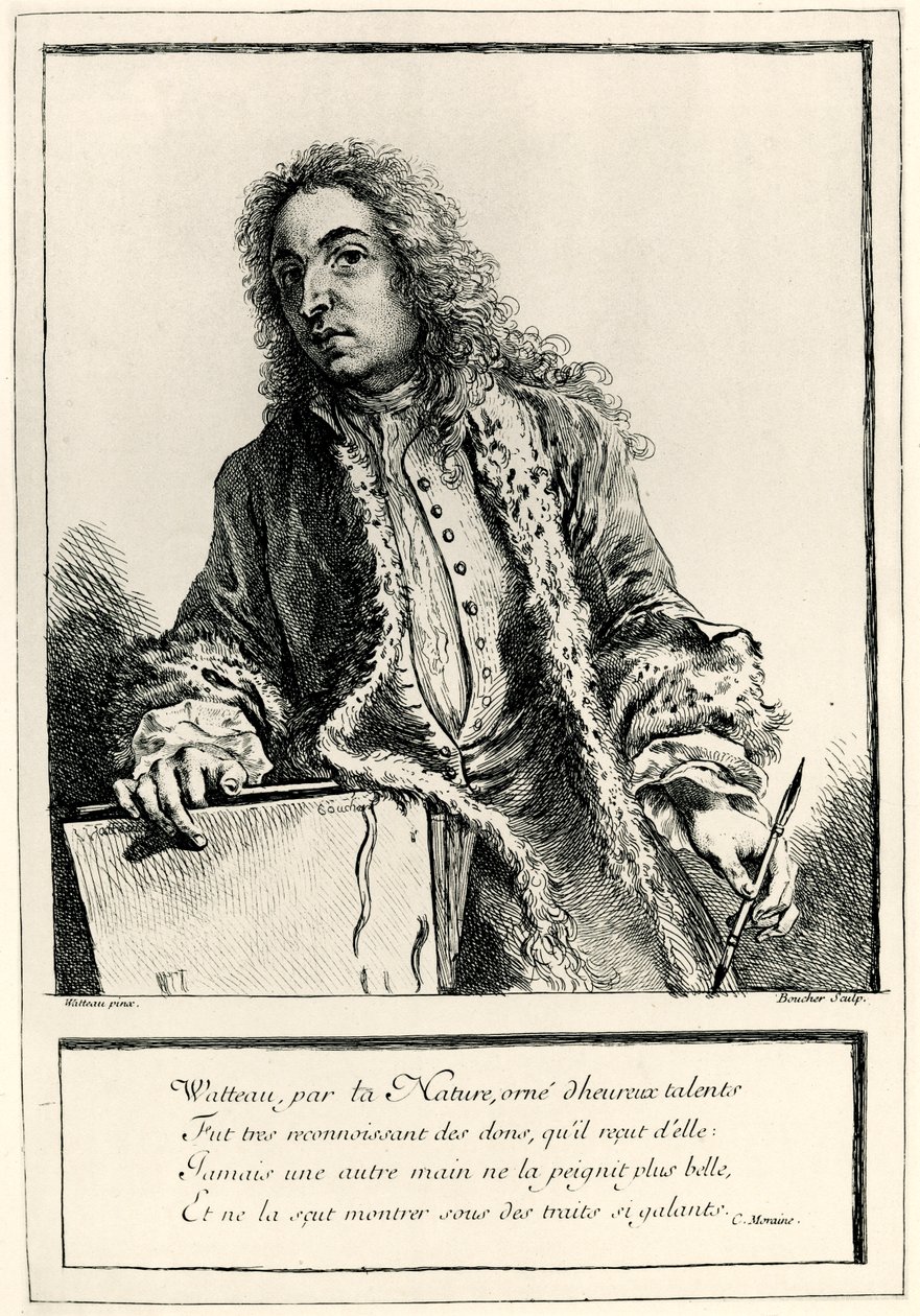 Jean-Antoine Watteau autorstwa German School