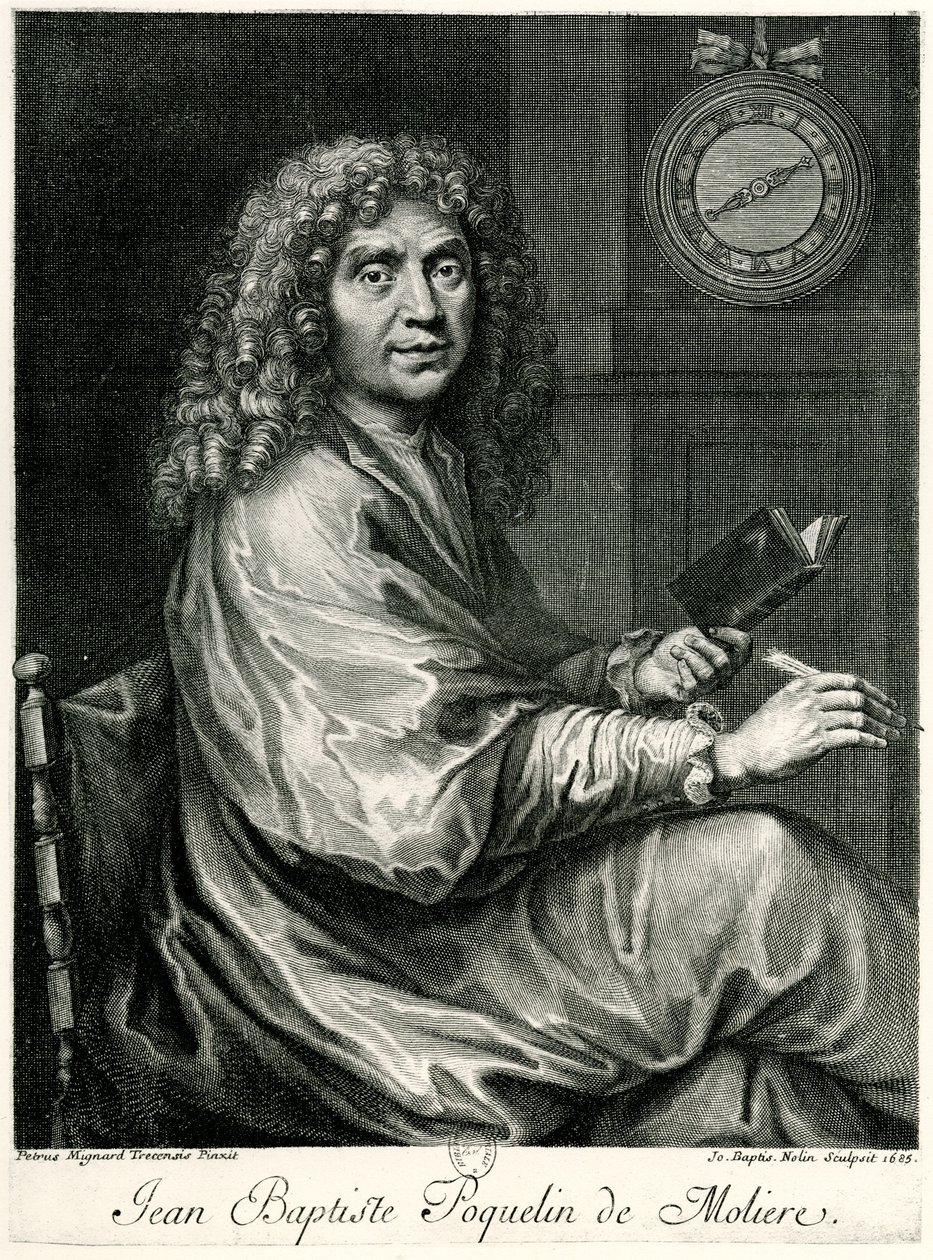 Jean Baptiste Moliere autorstwa German School
