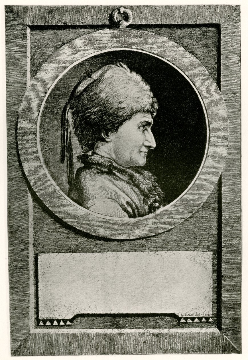 Jean-Jacques Rousseau autorstwa German School