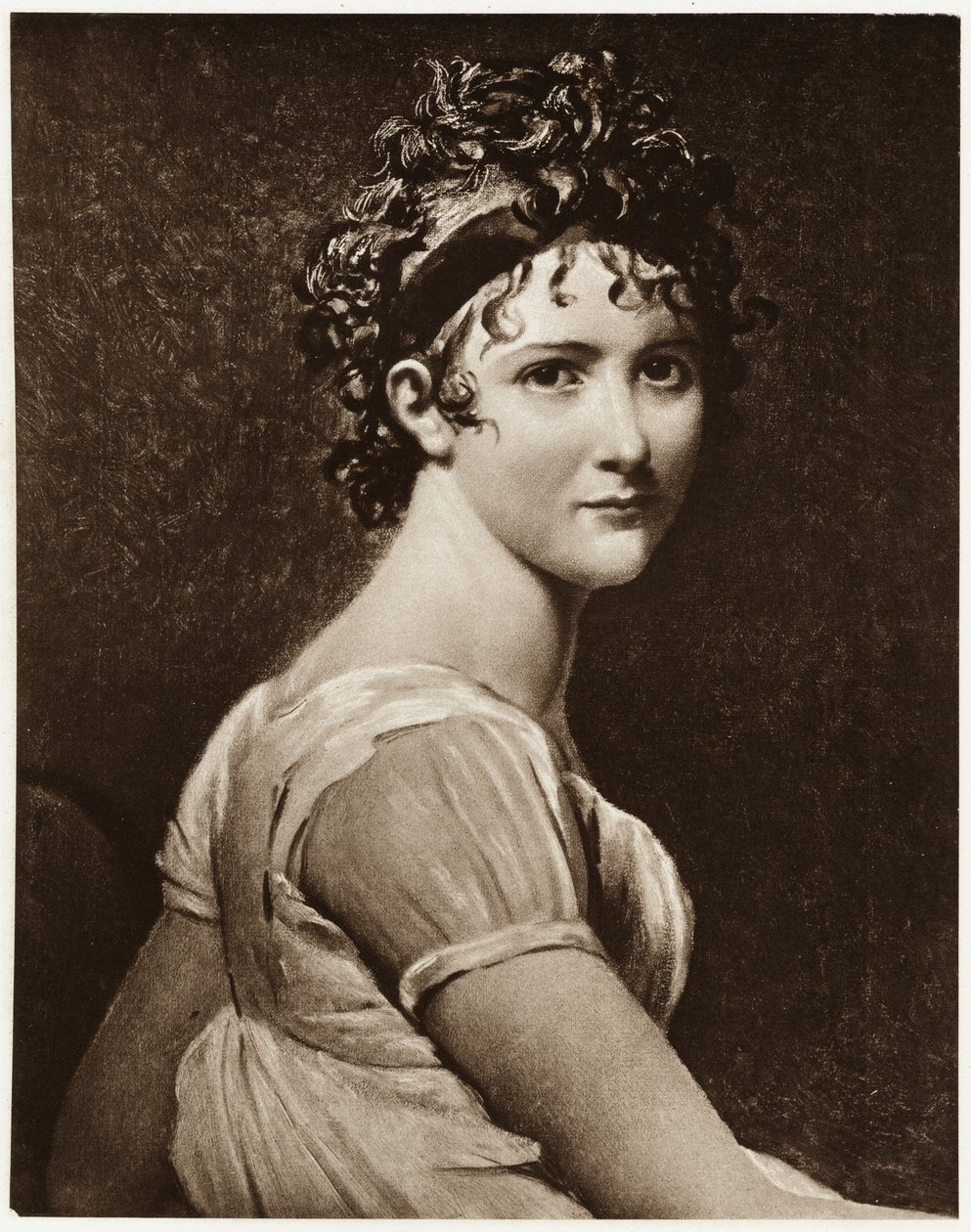 Jeanne Françoise Adelaide Récamier, 1884-90 (fototyp) autorstwa German School