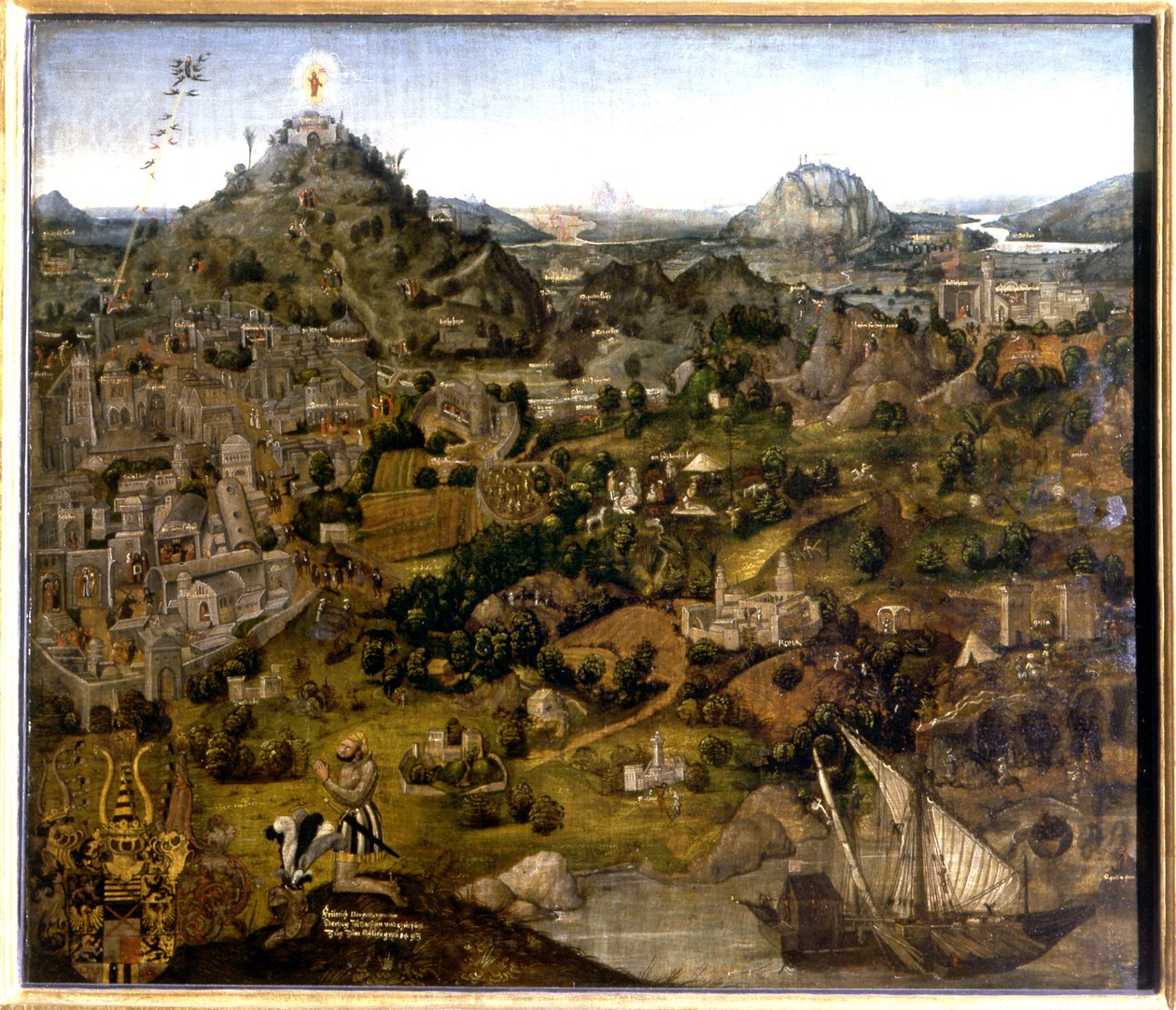 Jerozolima i miejsca święte, 1501-55 autorstwa German School