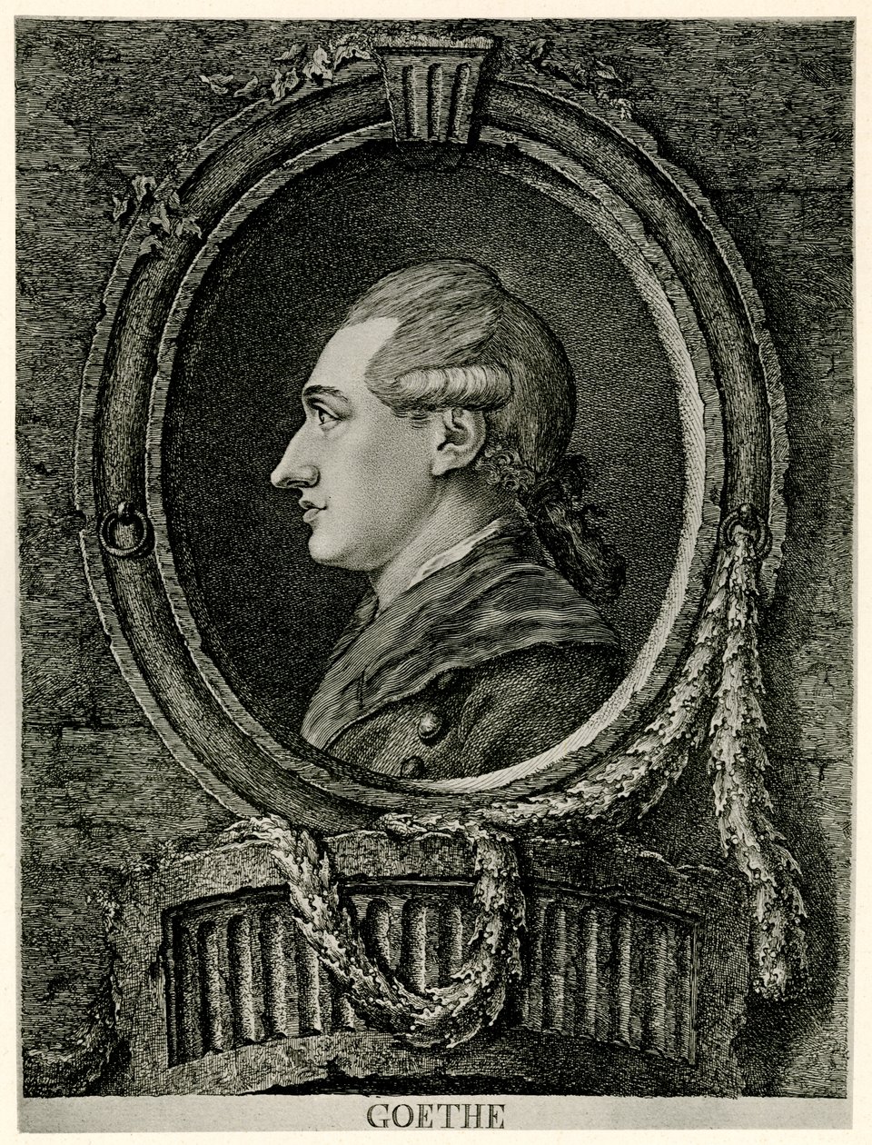 Johann Wolfgang von Goethe autorstwa German School