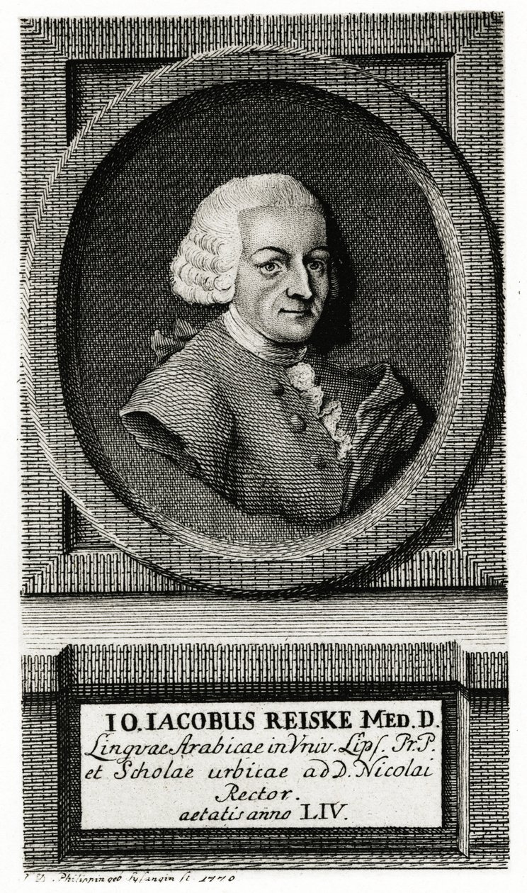 Johannes Jakob Reiske autorstwa German School