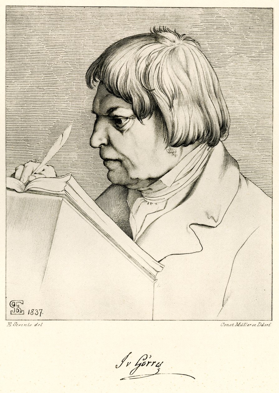 Joseph von Gorres autorstwa German School