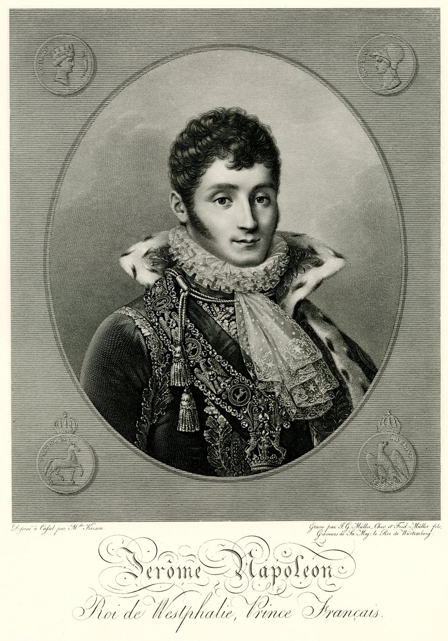 Hieronim Bonaparte, 1884-90 autorstwa German School