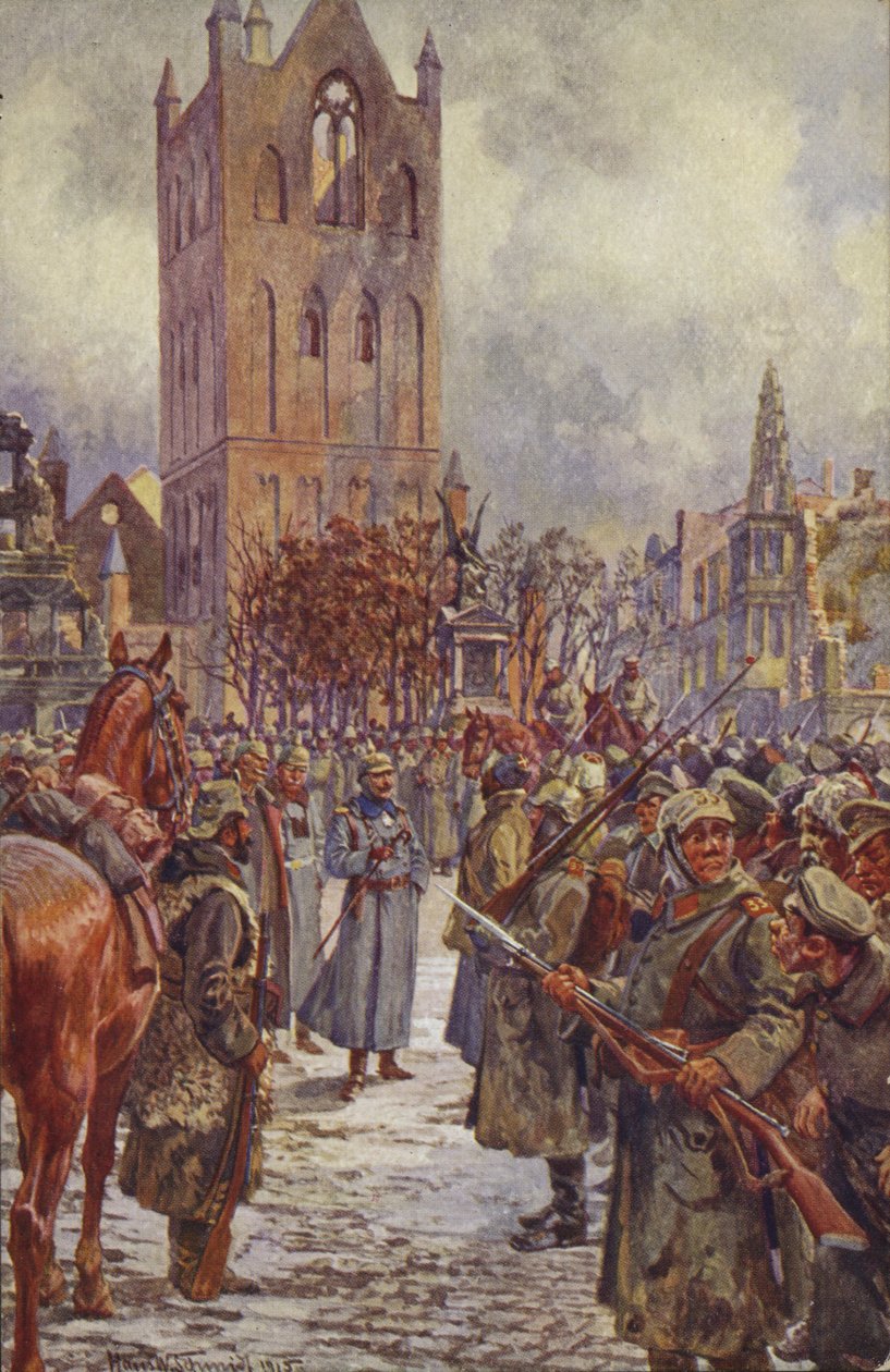 Cesarz Wilhelm II w Lycku (Ełk), Polska, I wojna światowa autorstwa German School