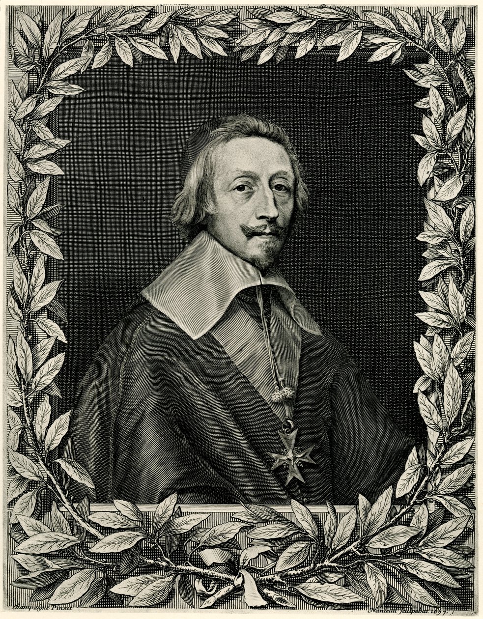 Kardinal Armand Jean Duplessis autorstwa German School