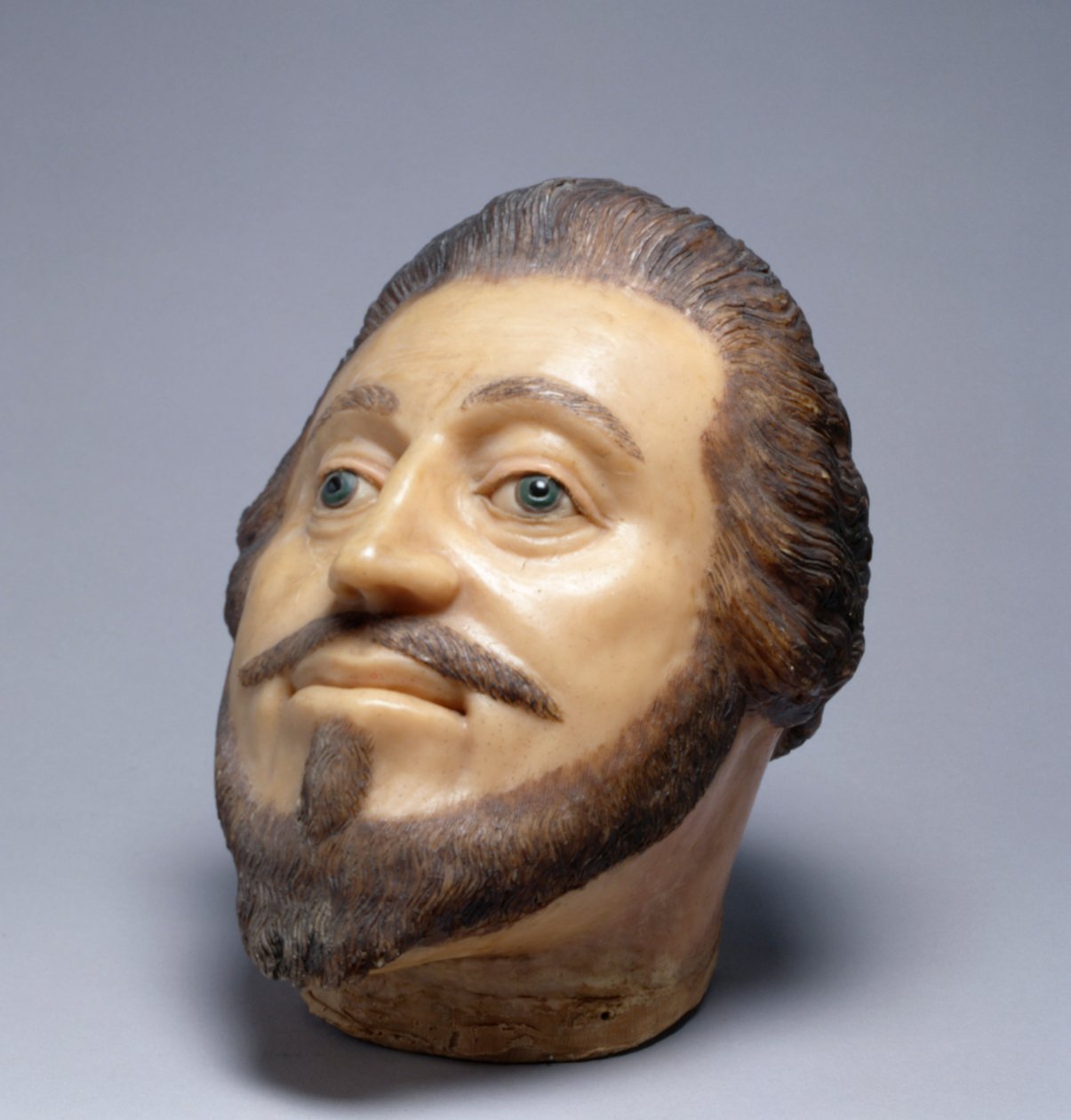 Landgraf Moritz z Hesji, 1600-25 (wosk, szkło i włosy) autorstwa German School