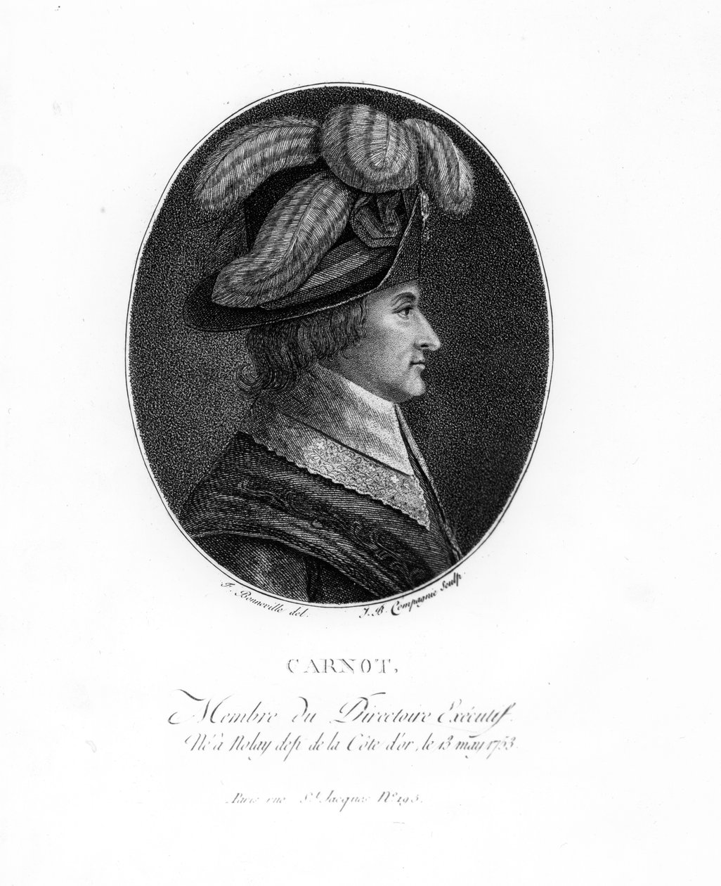 Lazare Nicolas Graf Carnot autorstwa German School