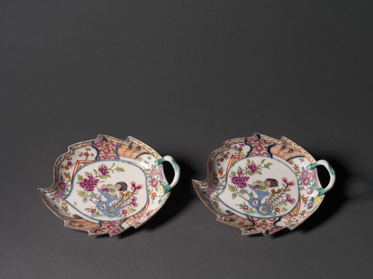 Naczynie do liści, wykonane przez Fabrykę Porcelany w Miśni autorstwa German School