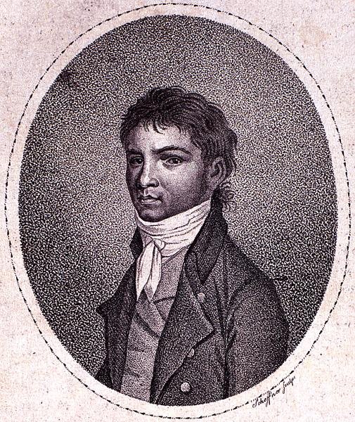 Louis van Beethoven (1712-73) grawerowane przez Scheffnera (mezzotinta) autorstwa German School