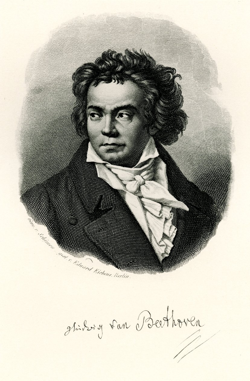 Ludwig van Beethoven, 1884-90 autorstwa German School