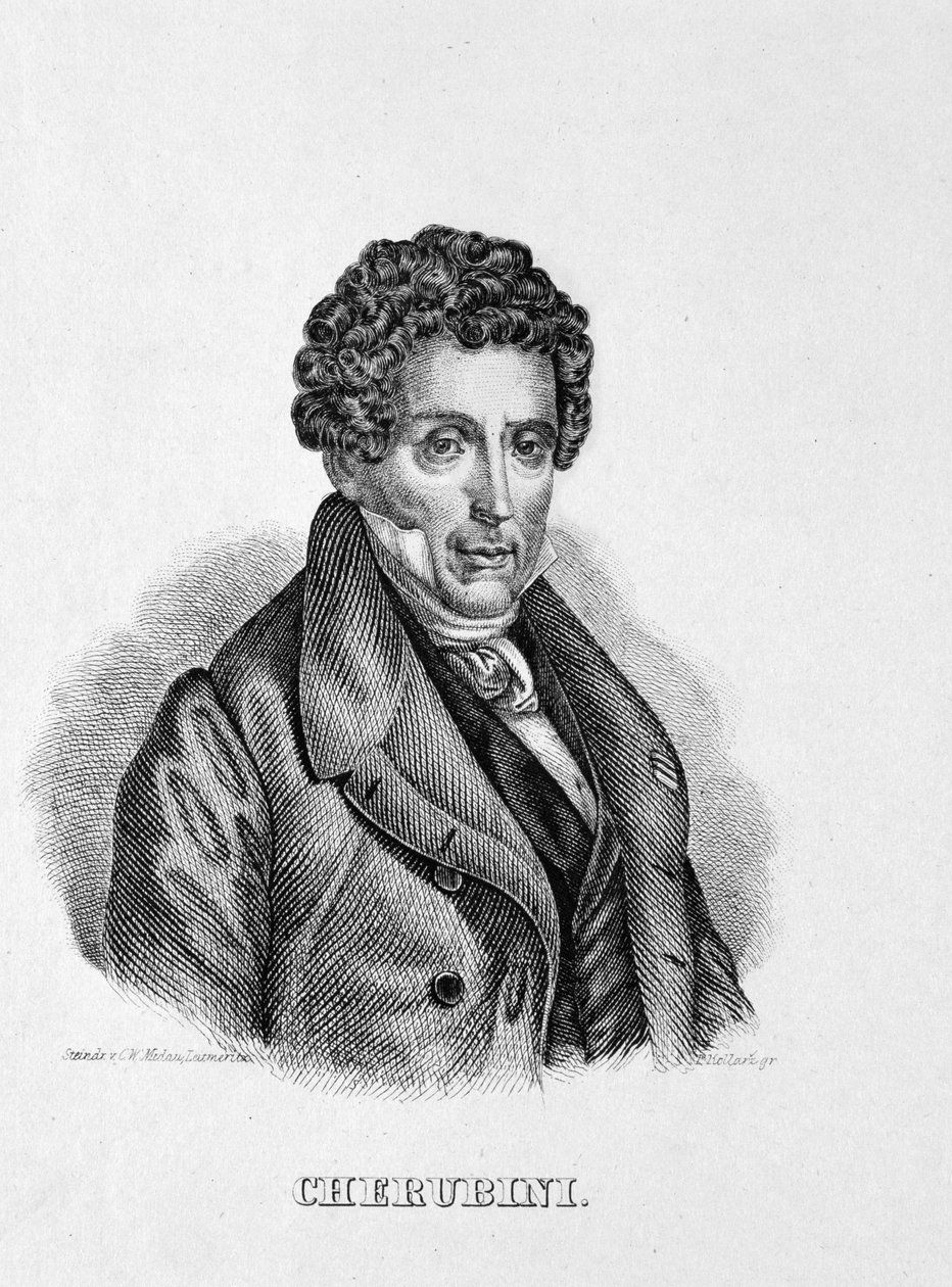 Luigi Cherubini (1760-1842) autorstwa German School
