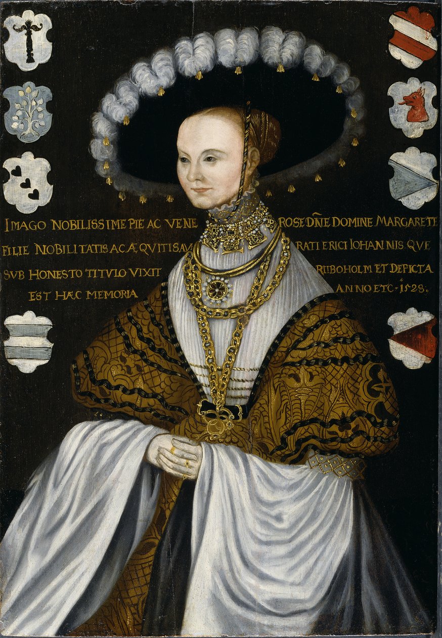 Margareta Eriksdotter Waza, 1528 autorstwa German School