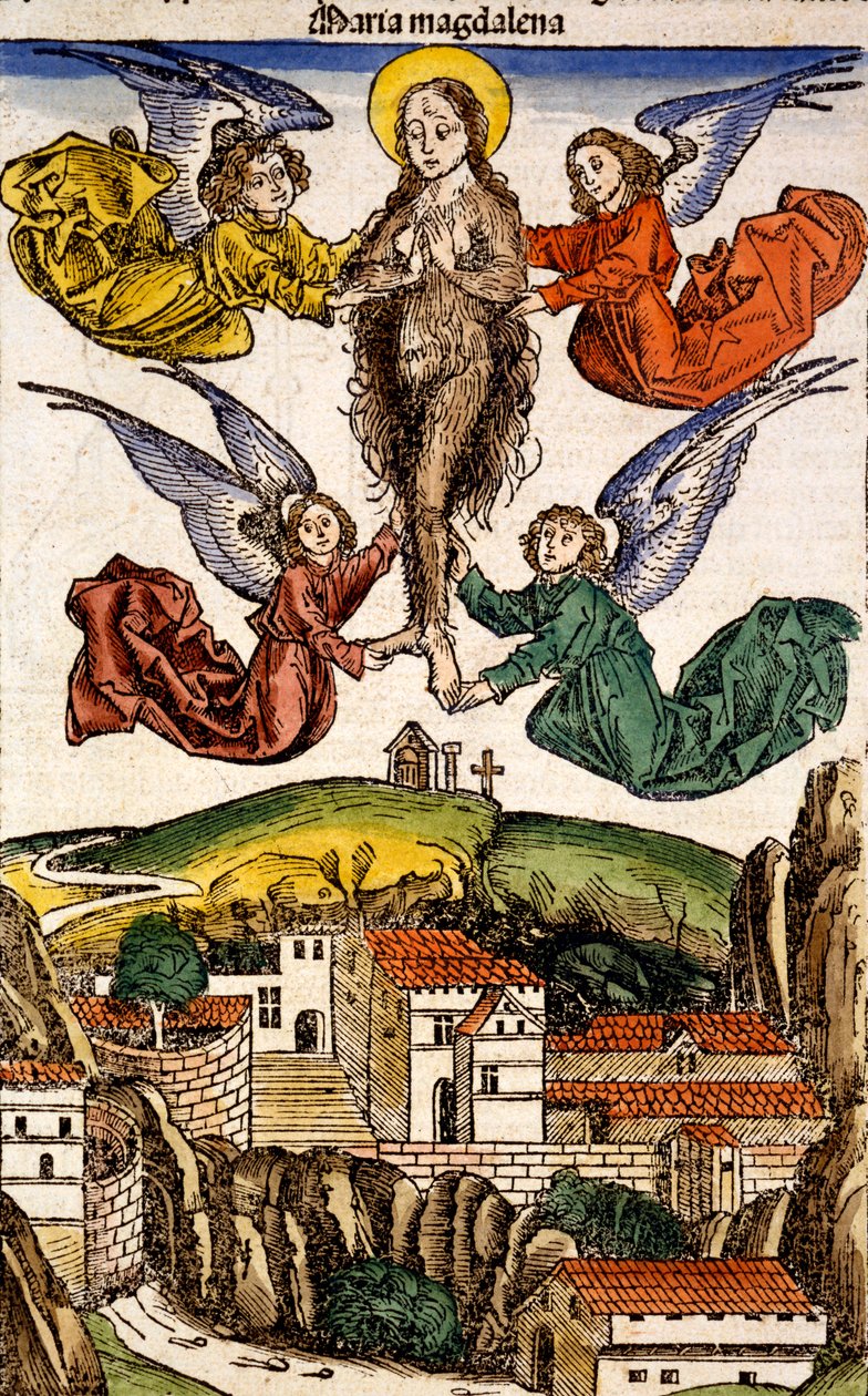 Maria Magdelena z Liber Chronicarum Hartmanna Schedla, 1493 autorstwa German School