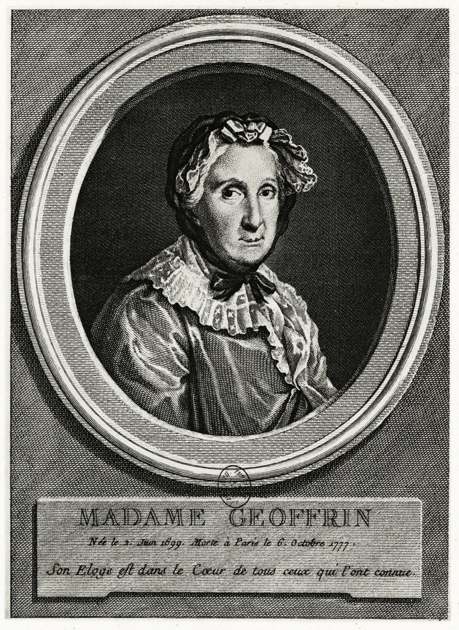 Maria Teresa Geoffrin autorstwa German School