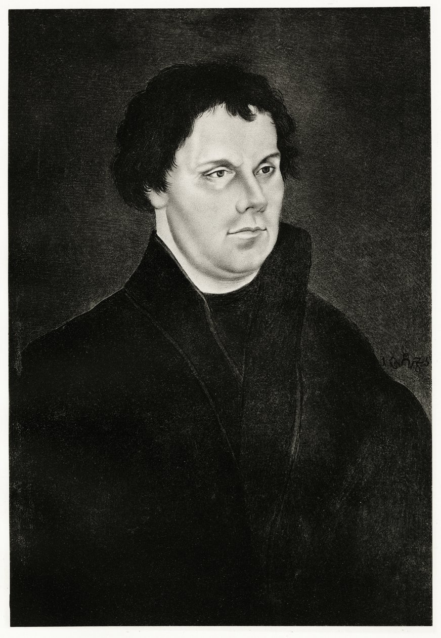 Marcin Luter, 1884-90 (fototyp) autorstwa German School