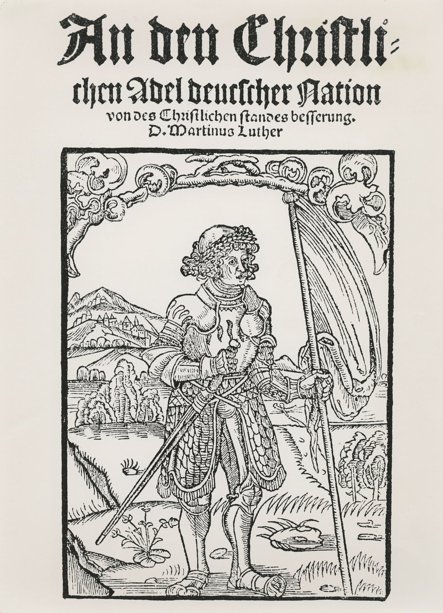Manifest Marcina Lutra do szlachty chrześcijańskiej Narodu Niemieckiego, Strasburg, 1520 autorstwa German School