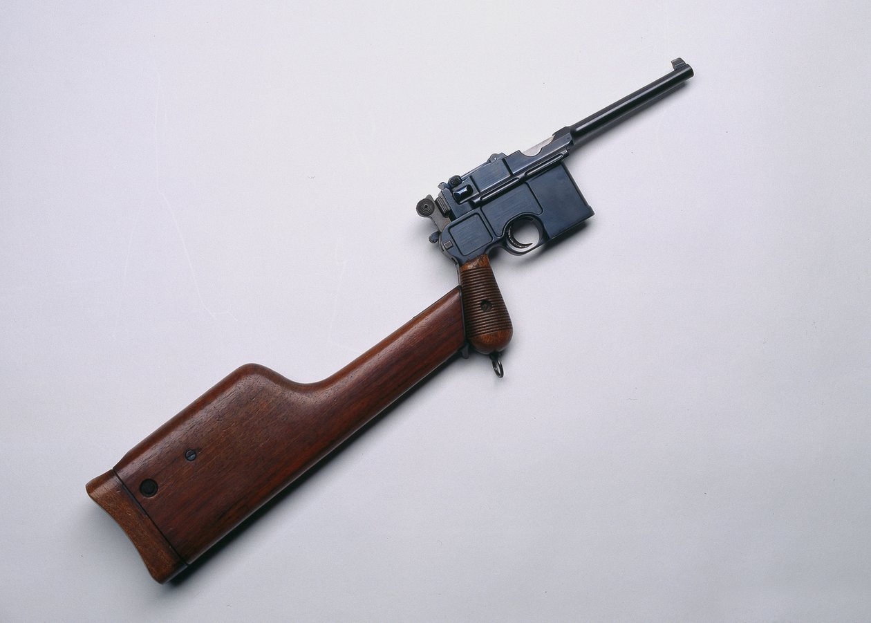 Pistolet samopowtarzalny Mauser 7,63 mm M1896,1898 ok autorstwa German School