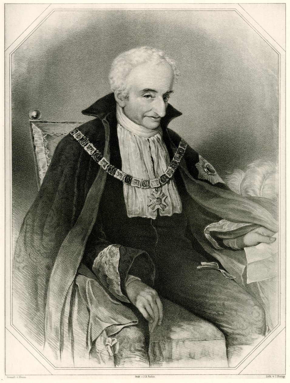 Maksymilian Józef, hrabia von Montgelas, 1884-90 (fototypia) autorstwa German School