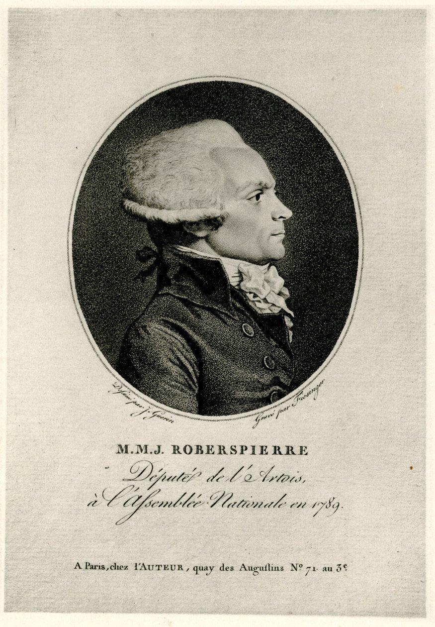 Maximilien Marie Izydor de Robespierre autorstwa German School