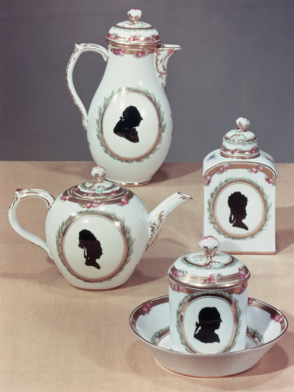 Serwis do herbaty Miśnia (porcelana) autorstwa German School