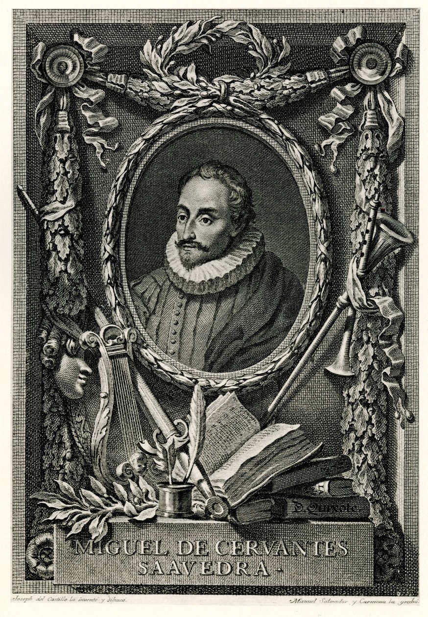 Miguel de Cervantes Saavedra autorstwa German School