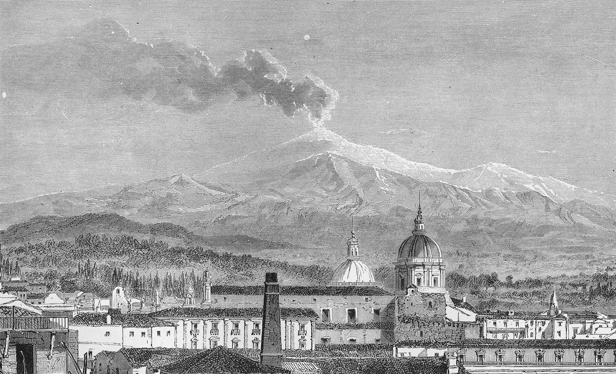 Etna, z Katanii autorstwa German School