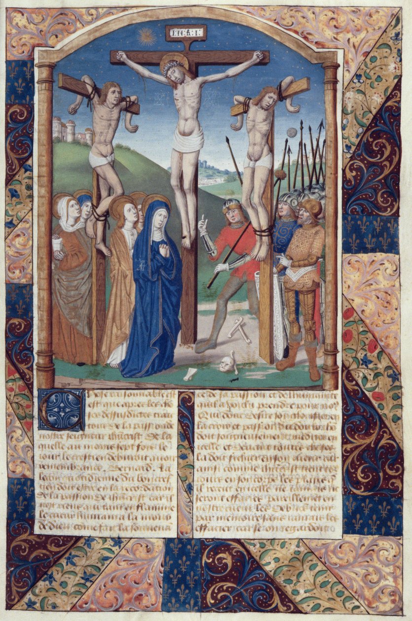 Pani Hunter 36 Ukrzyżowanie, z Vita Christi, Ludolf z Saksonii, ok. 1300-7778 autorstwa German School