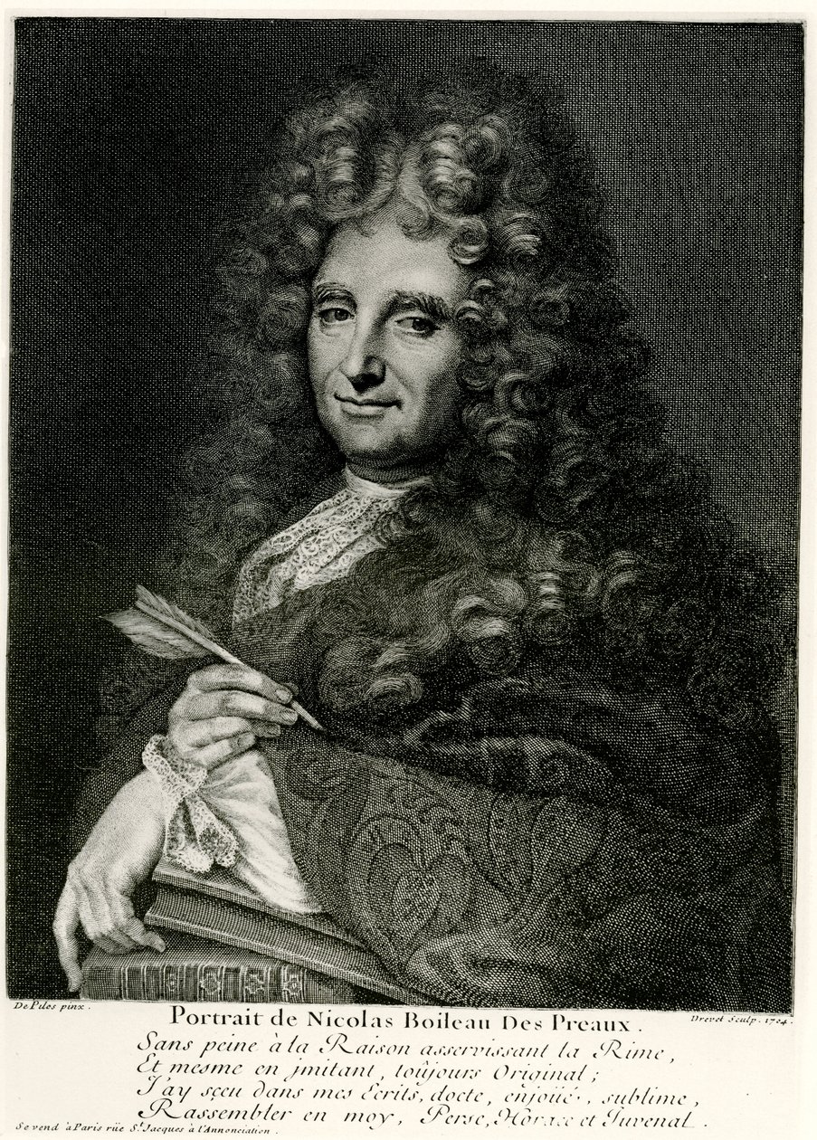 Nicolas Boileau Despreaux autorstwa German School
