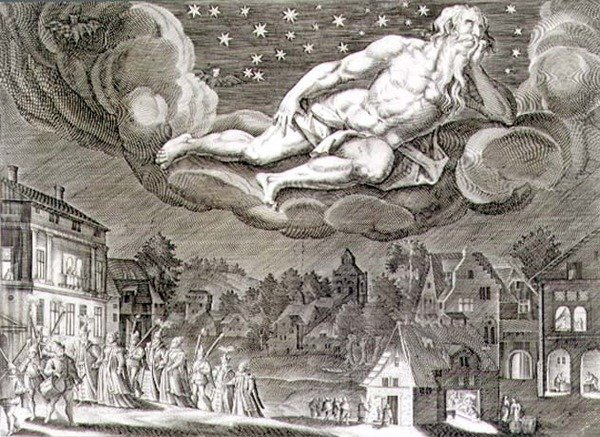 Noc, grawerowane przez Paula Fursta (ok. 1605-66) (grafika) autorstwa German School