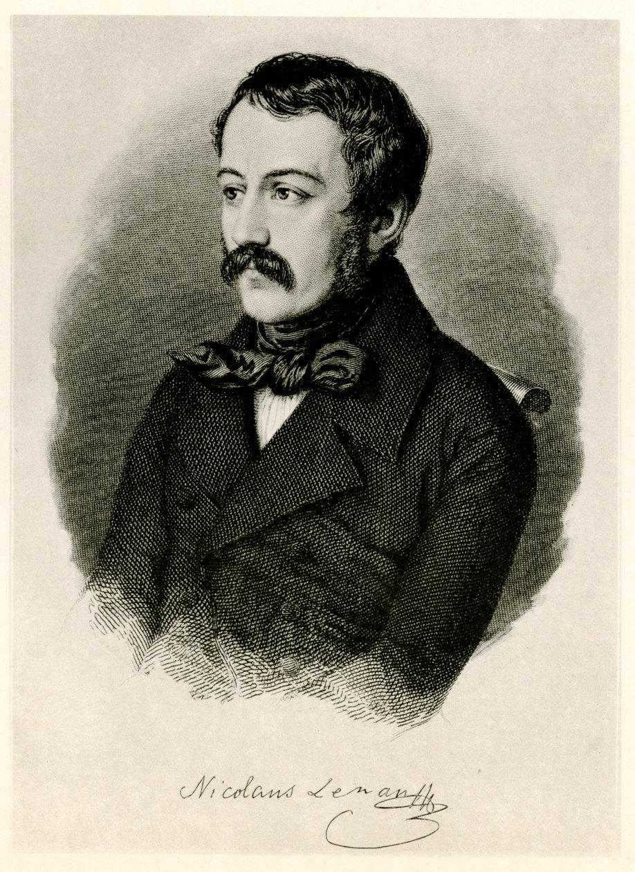 Nikolaus Lenau, 1884-90 (fototyp) autorstwa German School