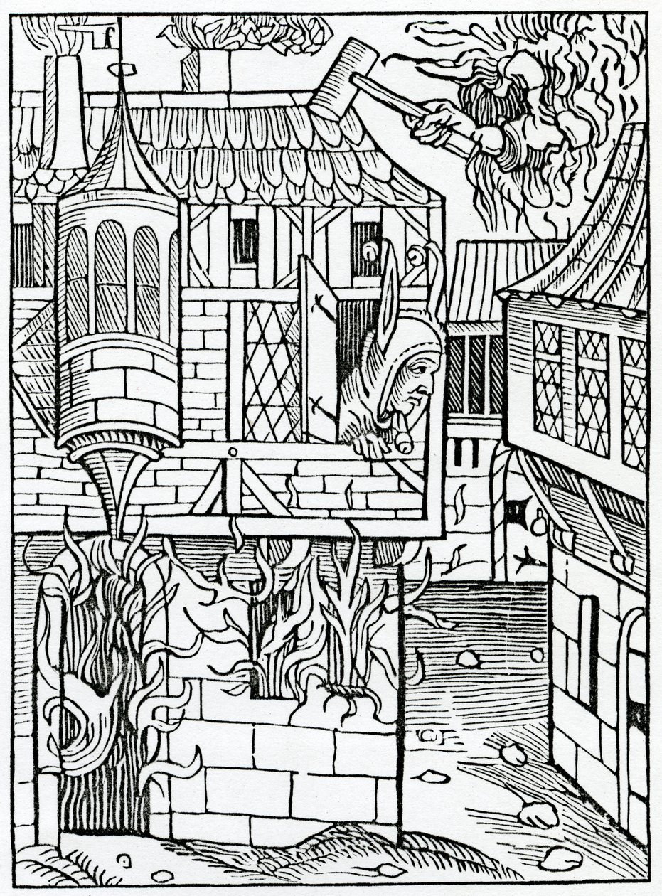 O bostynge lub hauynge ufności w fortunę, ilustracja z angielskiego przekładu „Statek głupców” Aleksandra Barclay