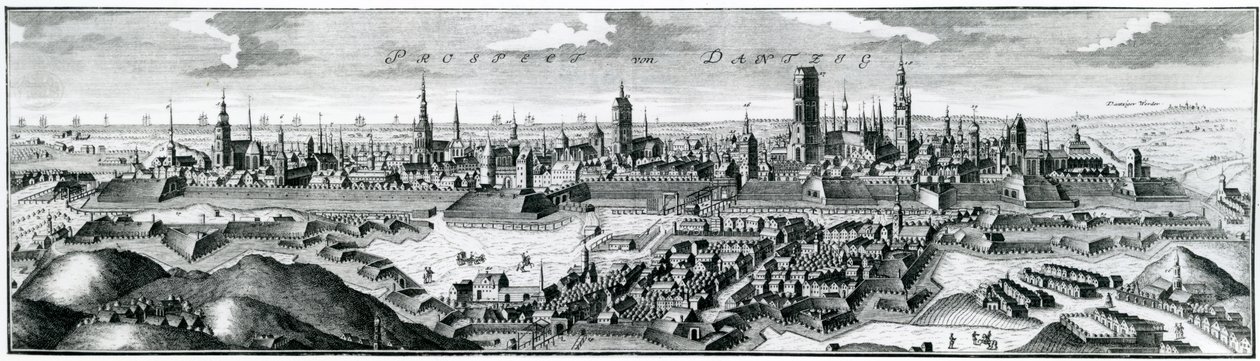 Panorama Gdańska (Gdańsk) autorstwa German School