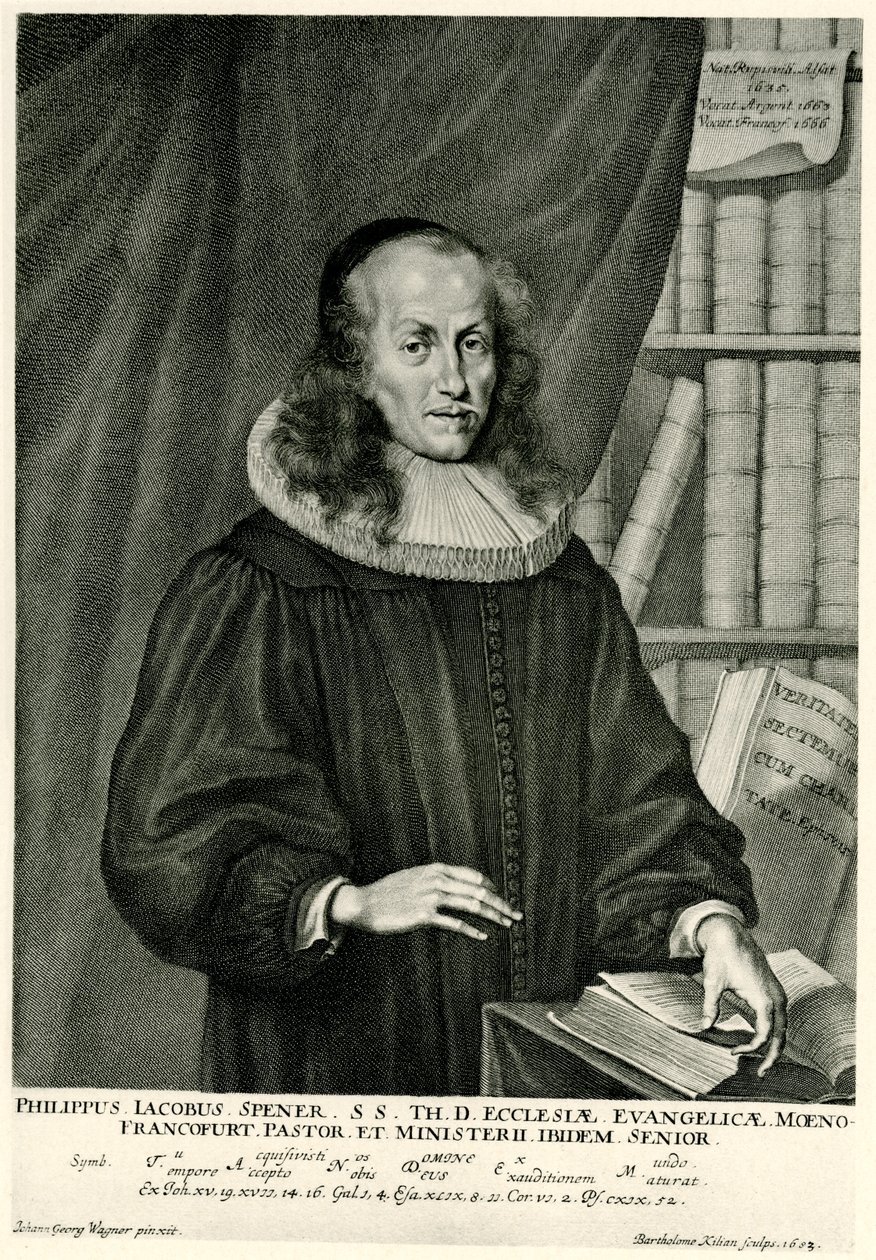 Filip Jakub Spener autorstwa German School