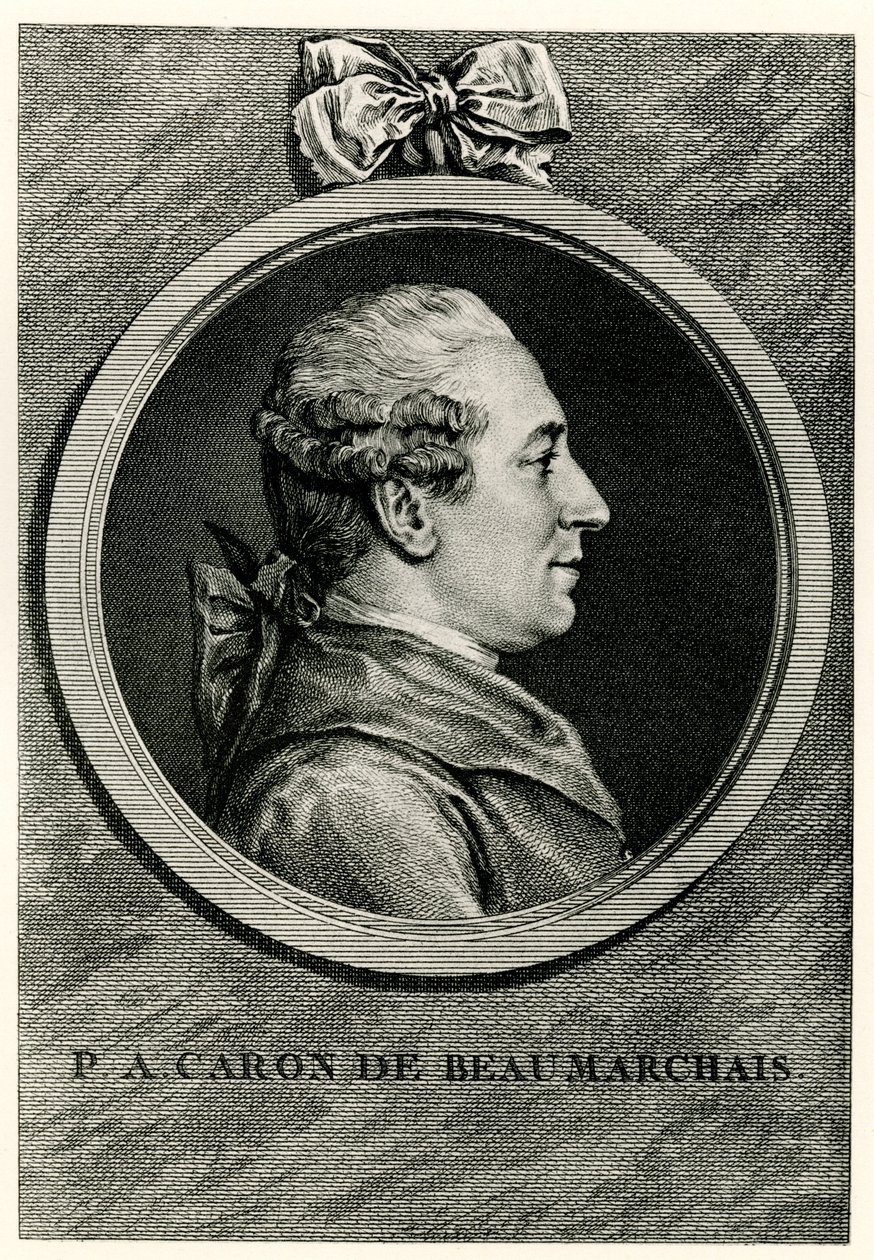 Pierre-Augustin Caron de Beaumarchais autorstwa German School