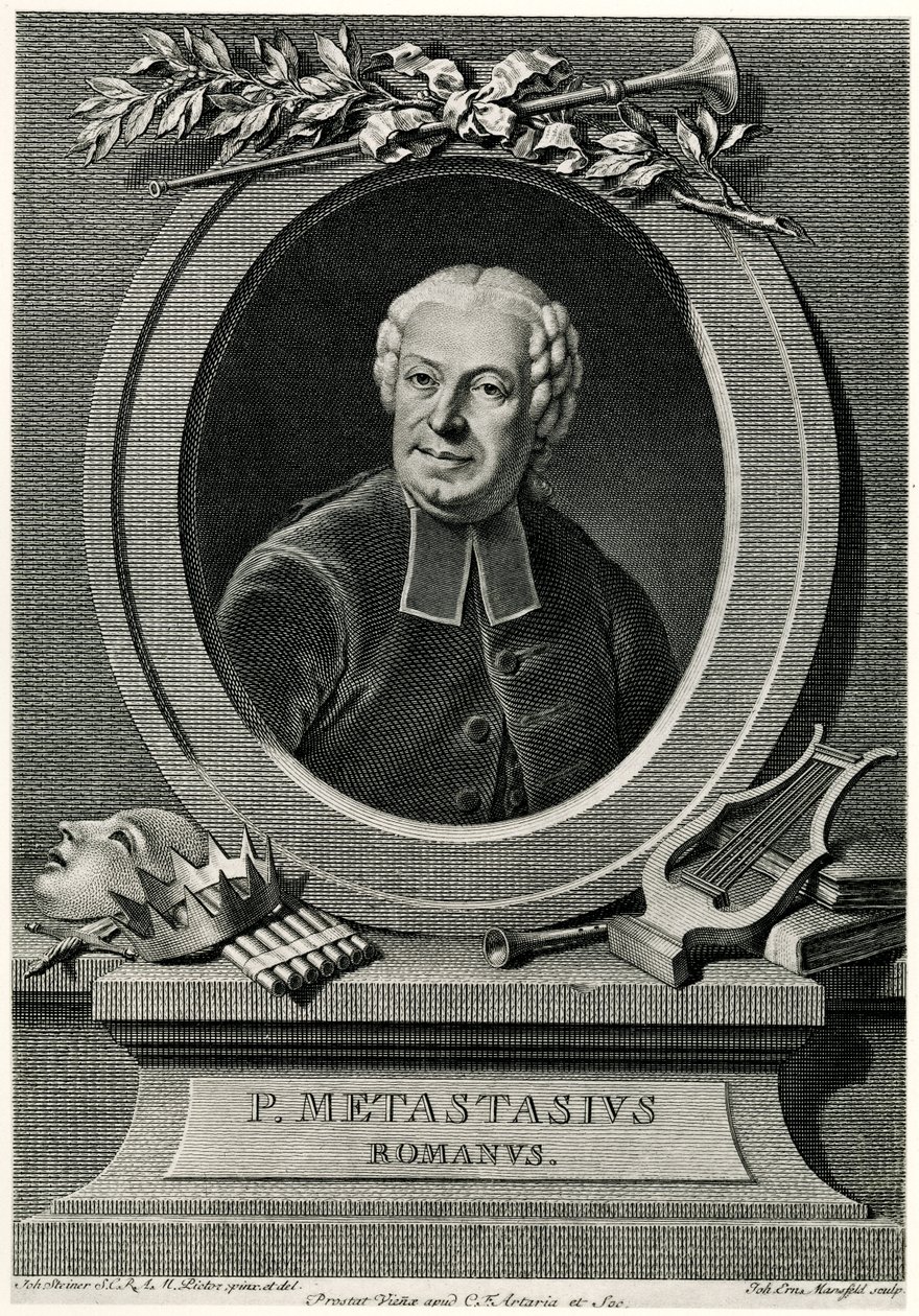 Pietro Metastasio autorstwa German School