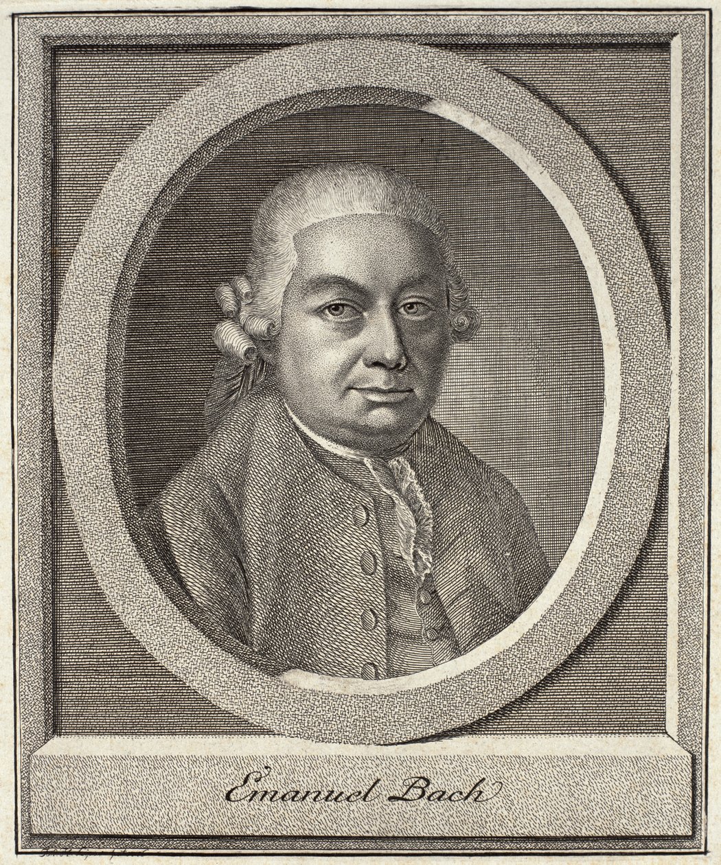 Portret Carla Philippa Emanuela Bacha (1714-88) autorstwa German School