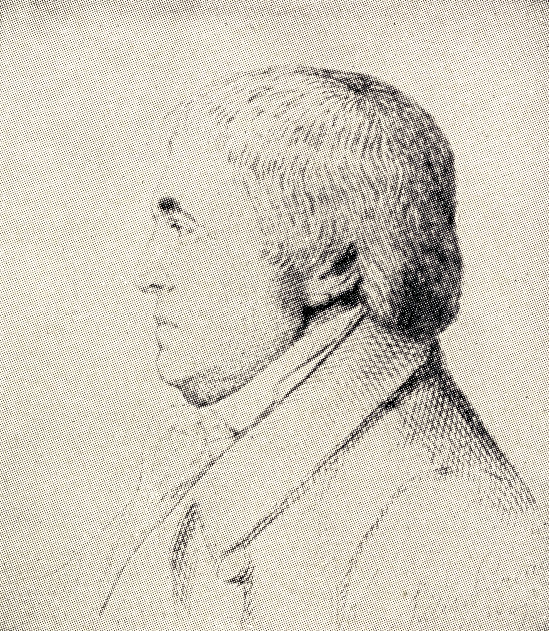 Portret Franza Antona Mesmera (1734-1815) niemieckiego lekarza autorstwa German School