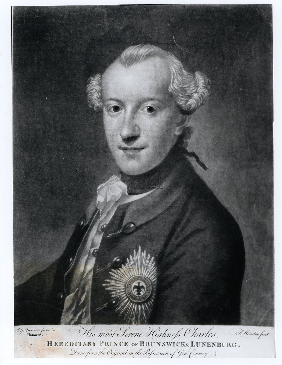 Portret Jego Najjaśniejszej Wysokości Karola (1735-1806), księcia Brunszwiku, Lüneburga i Wolfenbuttel autorstwa German School