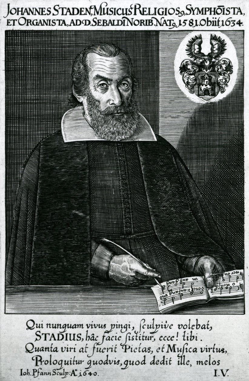 Portret Johanna Stadena (1581-1634) autorstwa German School