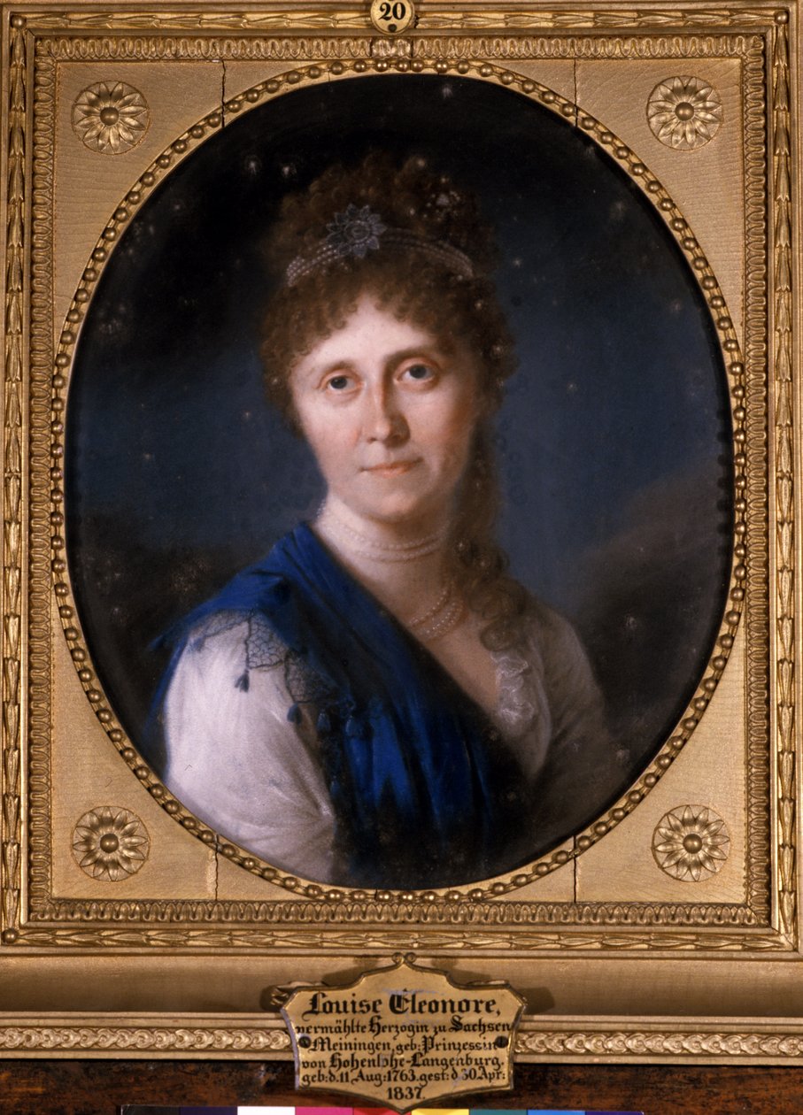 Portret Louise Eleonore, 1800 autorstwa German School