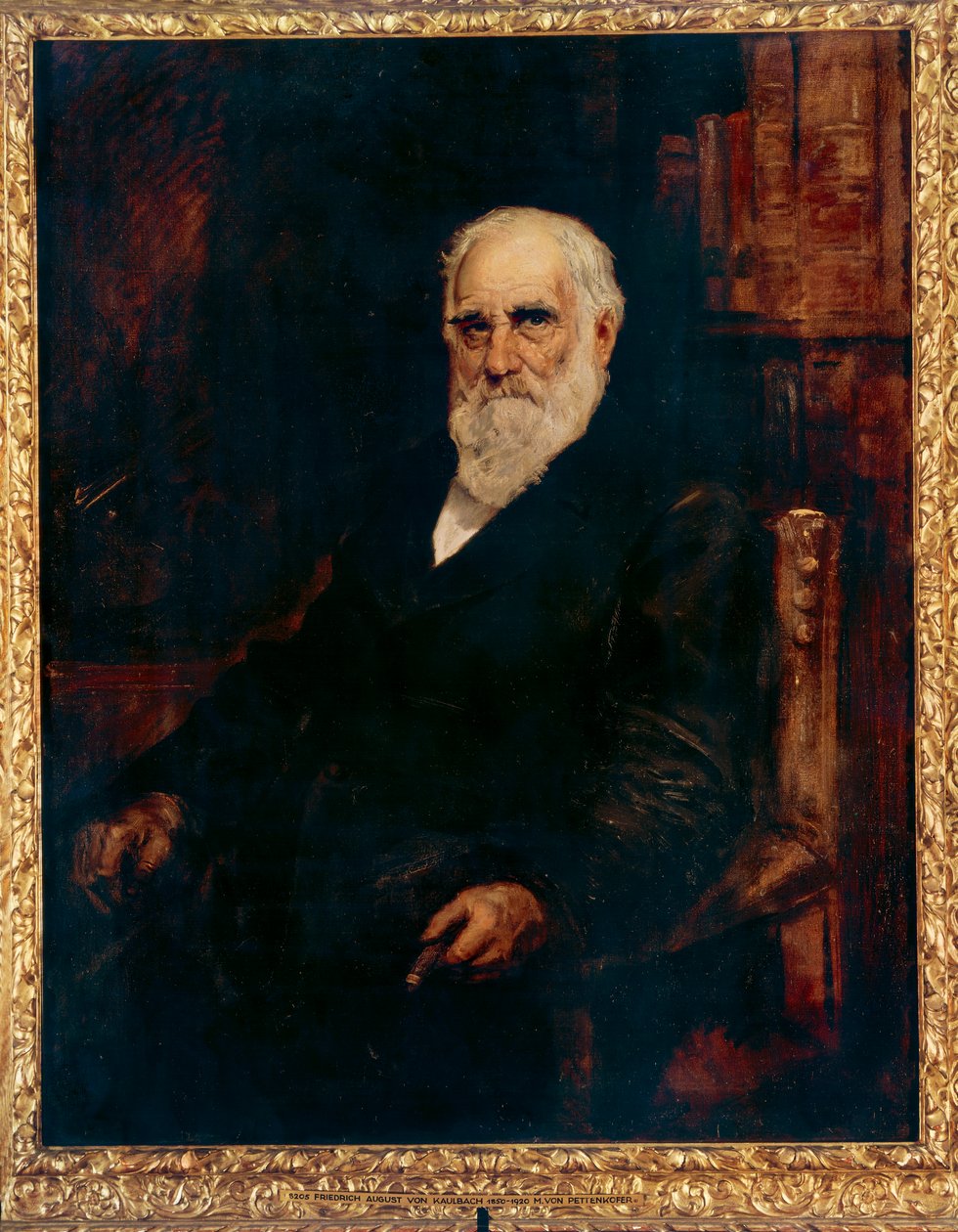 Portret Maxa Josepha von Pettenkofera (olej na płótnie) autorstwa German School