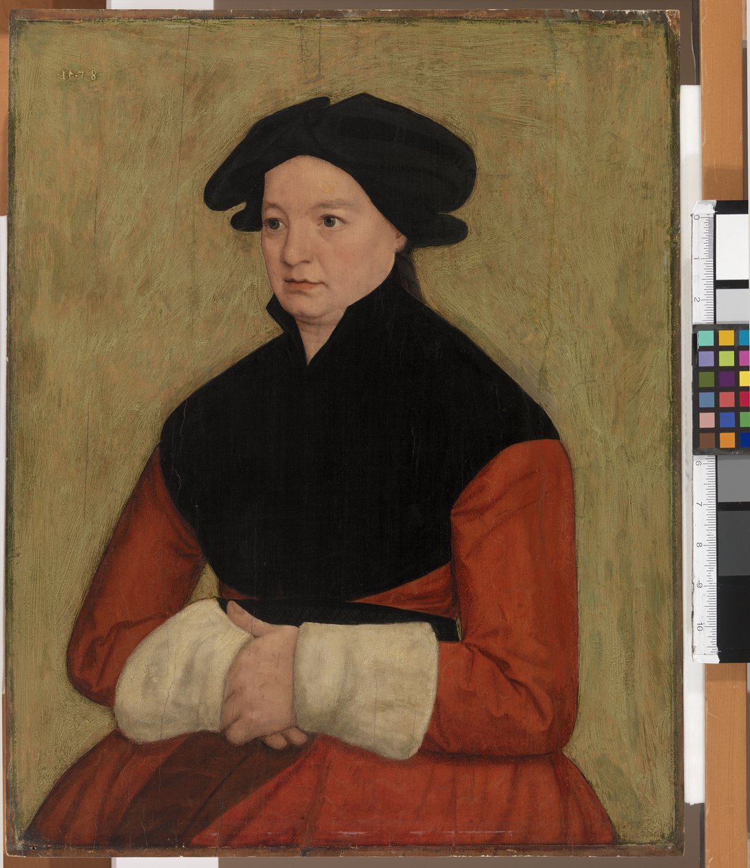 Portret kobiety, 1578 autorstwa German School