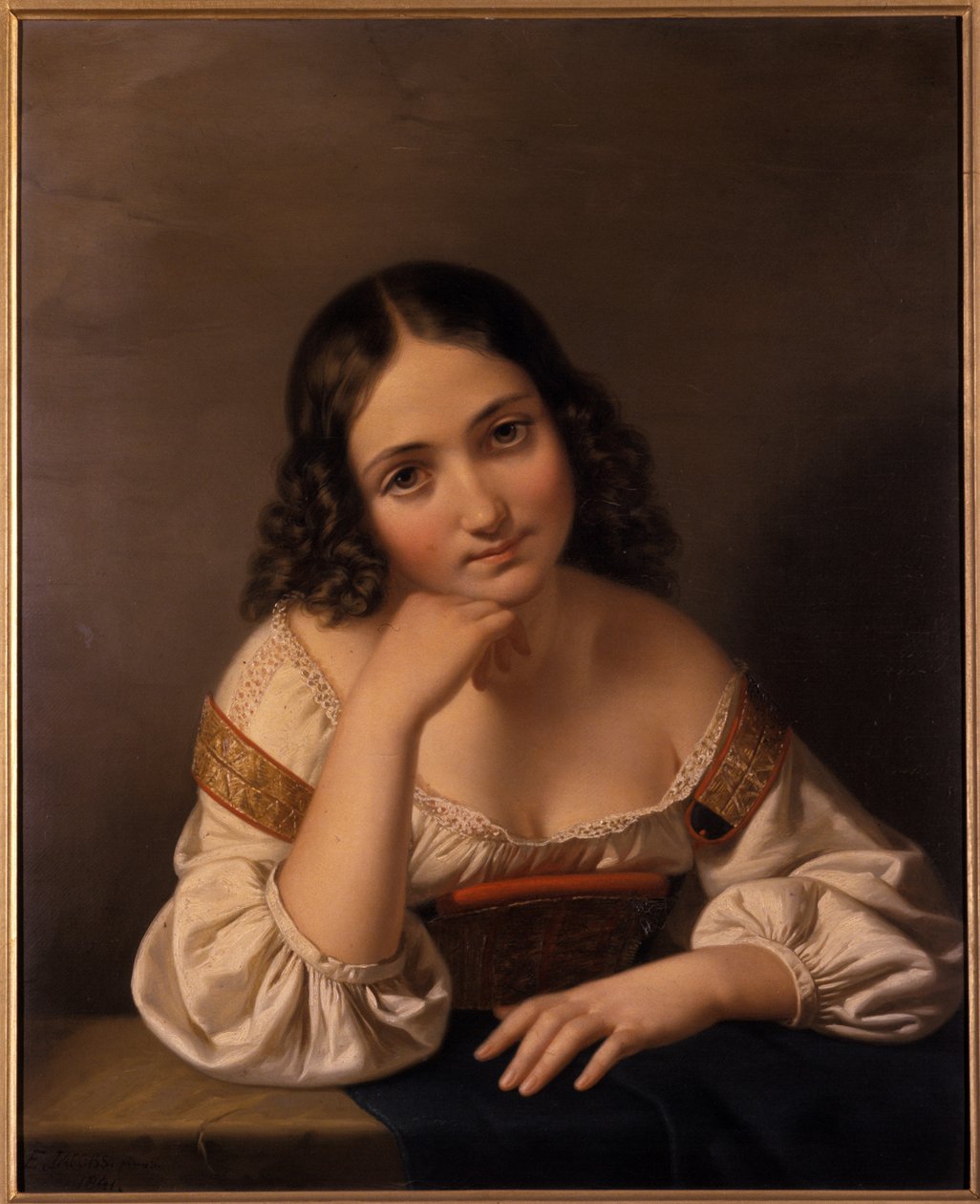 Portret młodej kobiety, 1801-1900 autorstwa German School