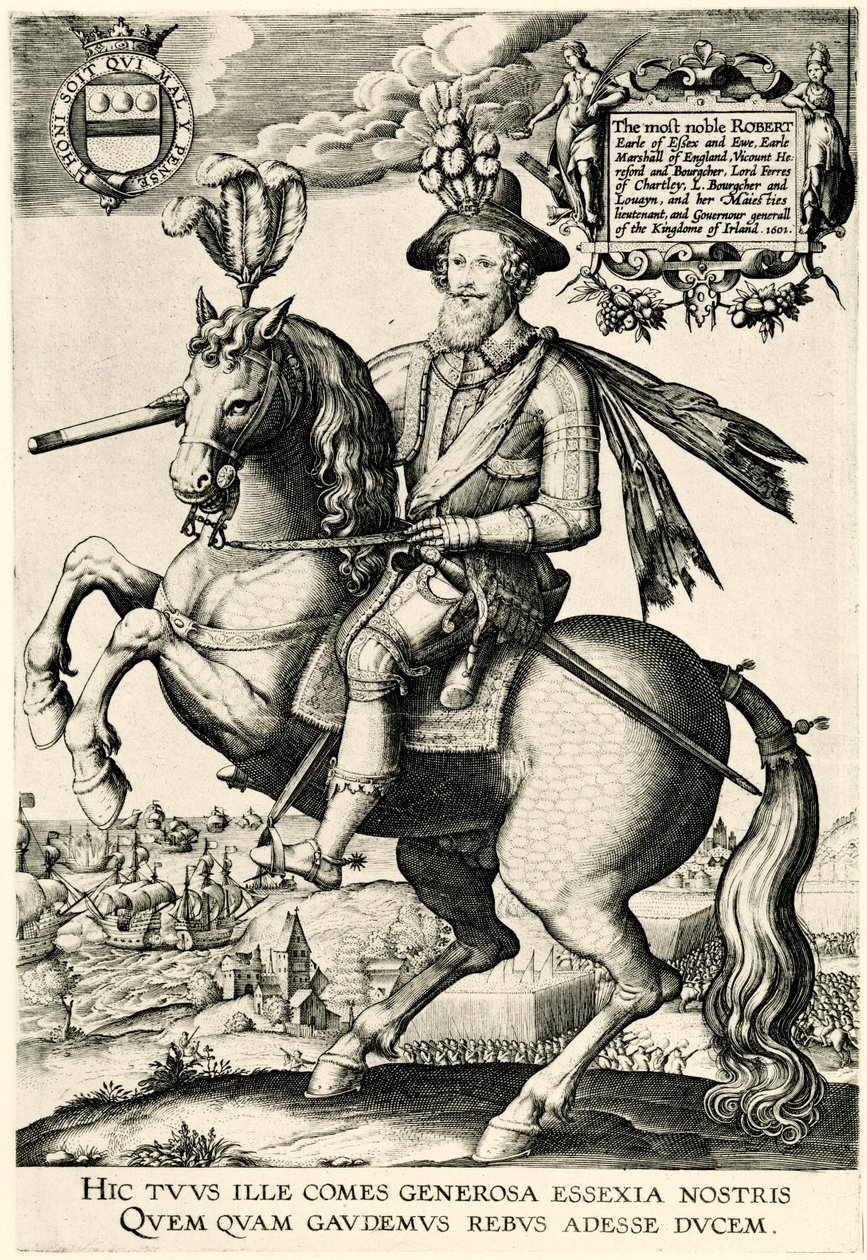 Robert Devereux hrabia Essex autorstwa German School